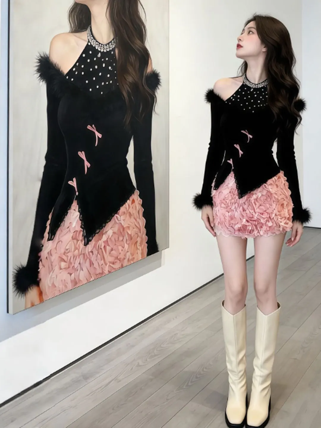 Soft Style Two-Piece Set Cute Unique Spring Fashion Casual Comfortable Cotton High Waist Skirt Long Sleeve round Neck T-Shirt
Soft Style Two-Piece Set Cute Unique Spring Fashion Casual Comfortable Cotton High Waist Skirt Long Sleeve round Neck T-Shirt
