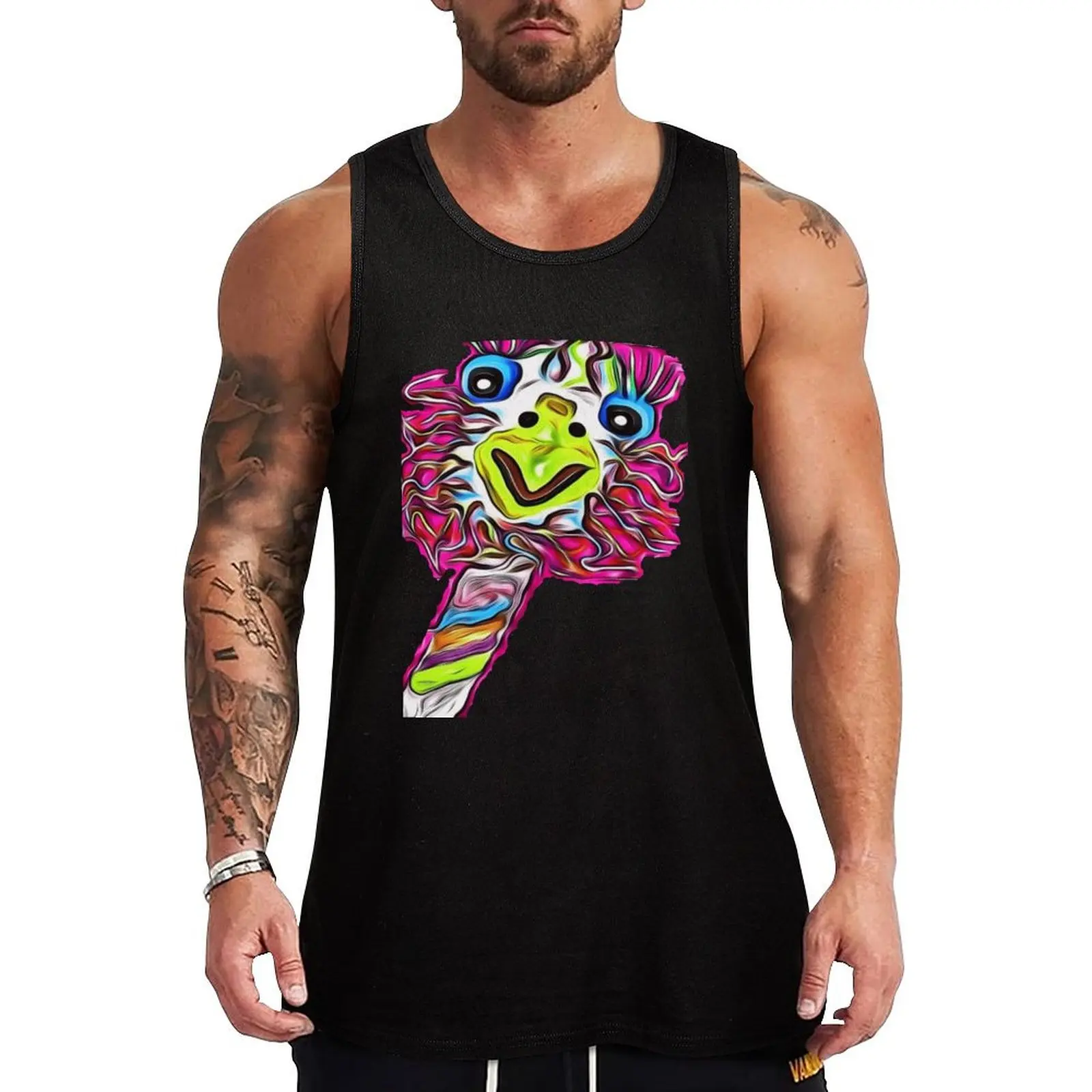The Crazy Emu Cut Out! Tank Top Bodybuilding clothing man gym men t-shirts for Men's gym
The Crazy Emu Cut Out! Tank Top Bodybuilding clothing man gym men t-shirts for Men's gym