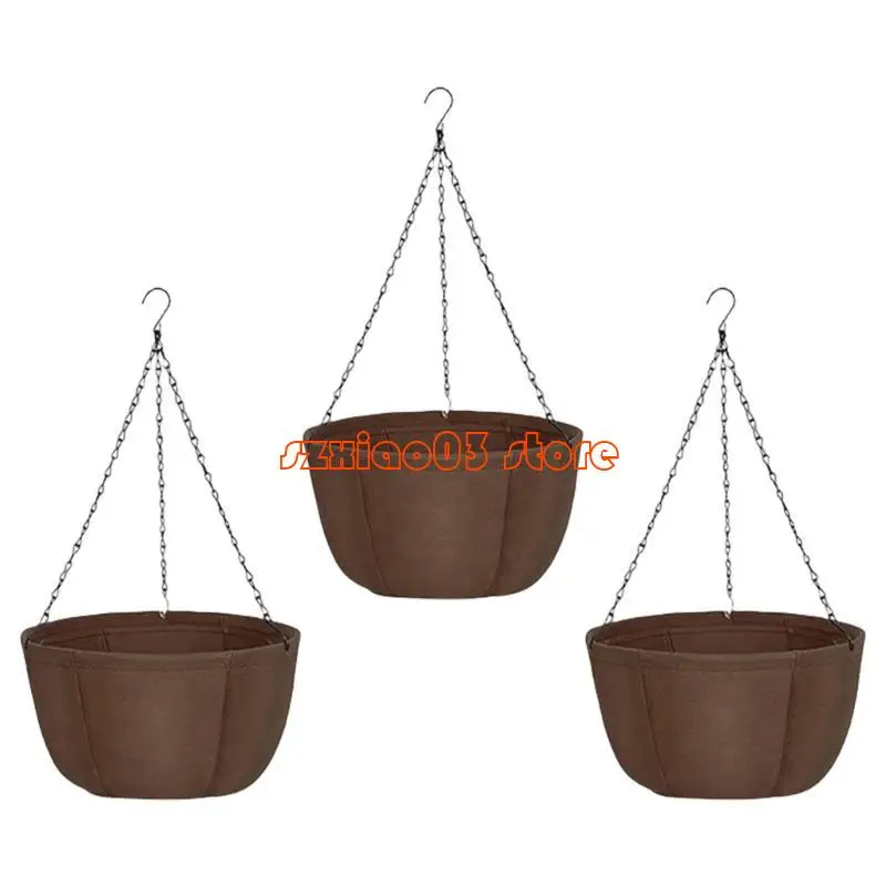 103C Stylish Hanging Planter Basket Flower Pot Nonwoven Fabric SelfAbsorbing for Outdoor Space with Unique Breathable Design
103C Stylish Hanging Planter Basket Flower Pot Nonwoven Fabric SelfAbsorbing for Outdoor Space with Unique Breathable Design