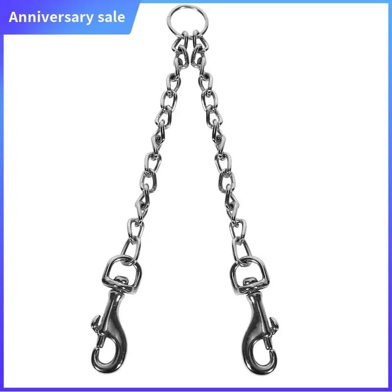 AD23-Double Dog Coupler Twin Lead 2 Way For Two Pet Dogs Walking Leash Safety Chain
AD23-Double Dog Coupler Twin Lead 2 Way For Two Pet Dogs Walking Leash Safety Chain