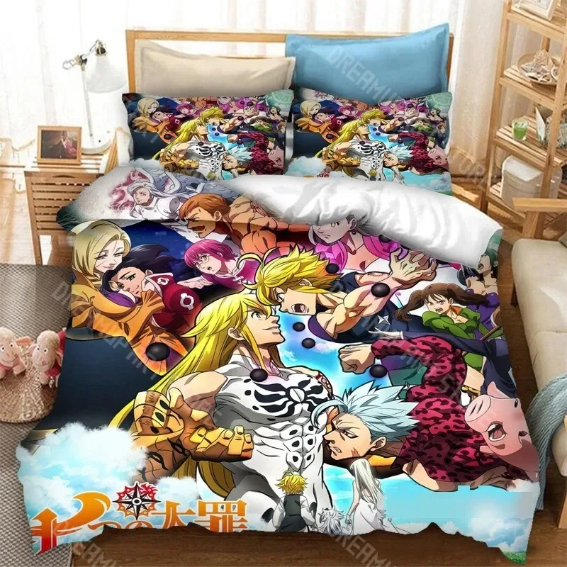 3D Print Anime The Seven Deadly Sins Bedding Set Boys Girls Twin Queen Size Duvet Cover Pillowcase Bed Kids Adult Home Textiles
3D Print Anime The Seven Deadly Sins Bedding Set Boys Girls Twin Queen Size Duvet Cover Pillowcase Bed Kids Adult Home Textiles