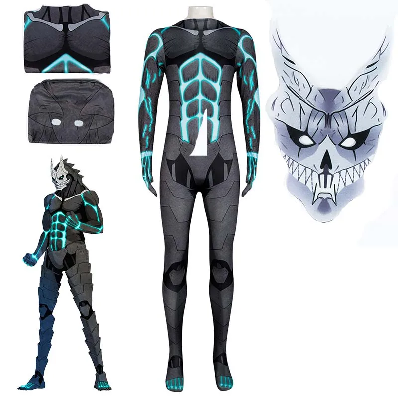 Anime Kaiju No. 8 Kafka Hibino Cosplay Costume Muscle-Accentuating Clothing Mask Halloween Party Suit Role Play for Men
Anime Kaiju No. 8 Kafka Hibino Cosplay Costume Muscle-Accentuating Clothing Mask Halloween Party Suit Role Play for Men
