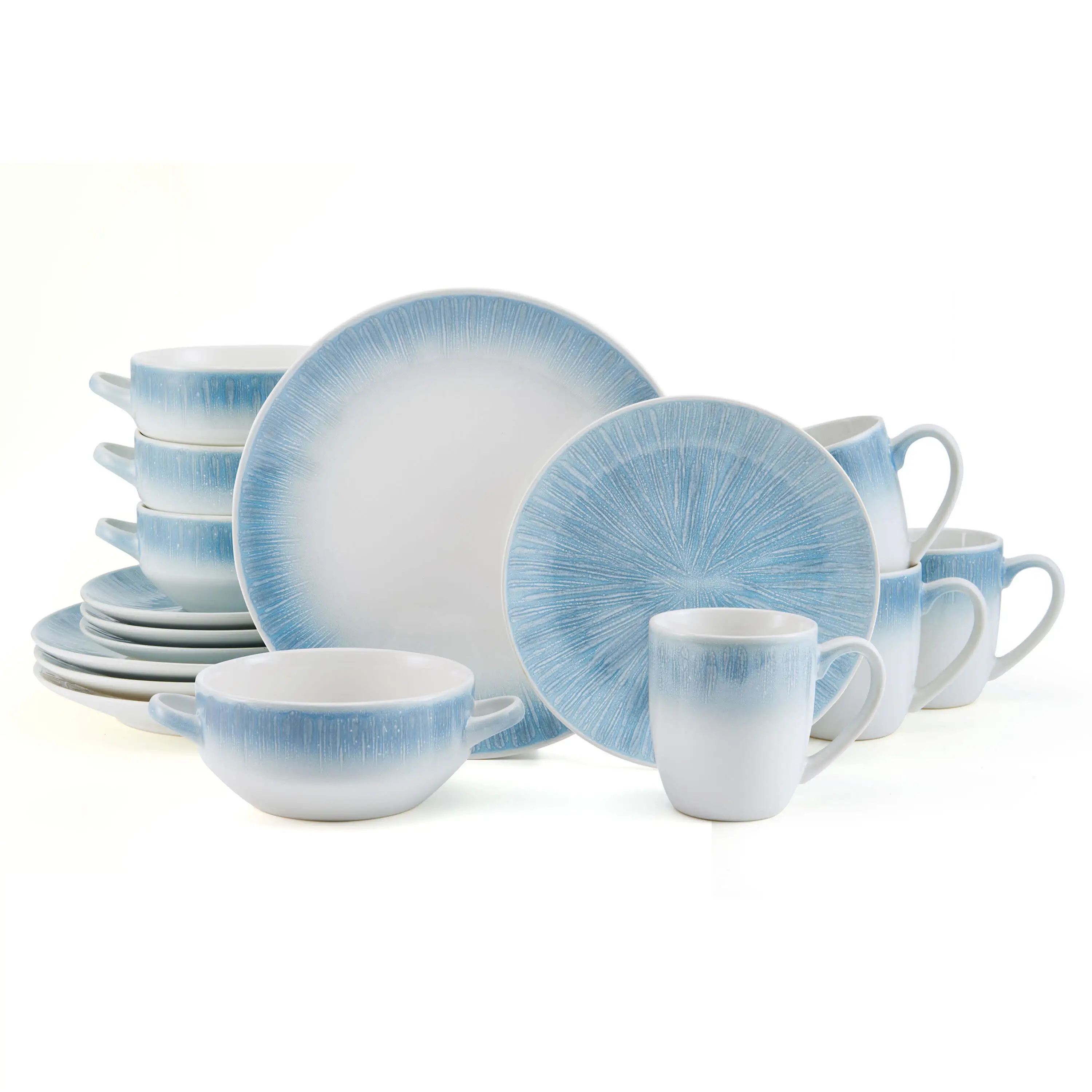 16-Piece Modern Dinnerware Set for Home Dining
16-Piece Modern Dinnerware Set for Home Dining