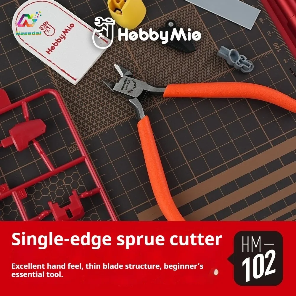Кусачки HobbyMio HM-102 с одним лезвием, высокой твердостью и тонким острым краем, обеспечивающие гладкое резание без заусенцев, для сборки моделей Gunpla
Кусачки HobbyMio HM-102 с одним лезвием, высокой твердостью и тонким острым краем, обеспечивающие гладкое резание без заусенцев, для сборки моделей Gunpla