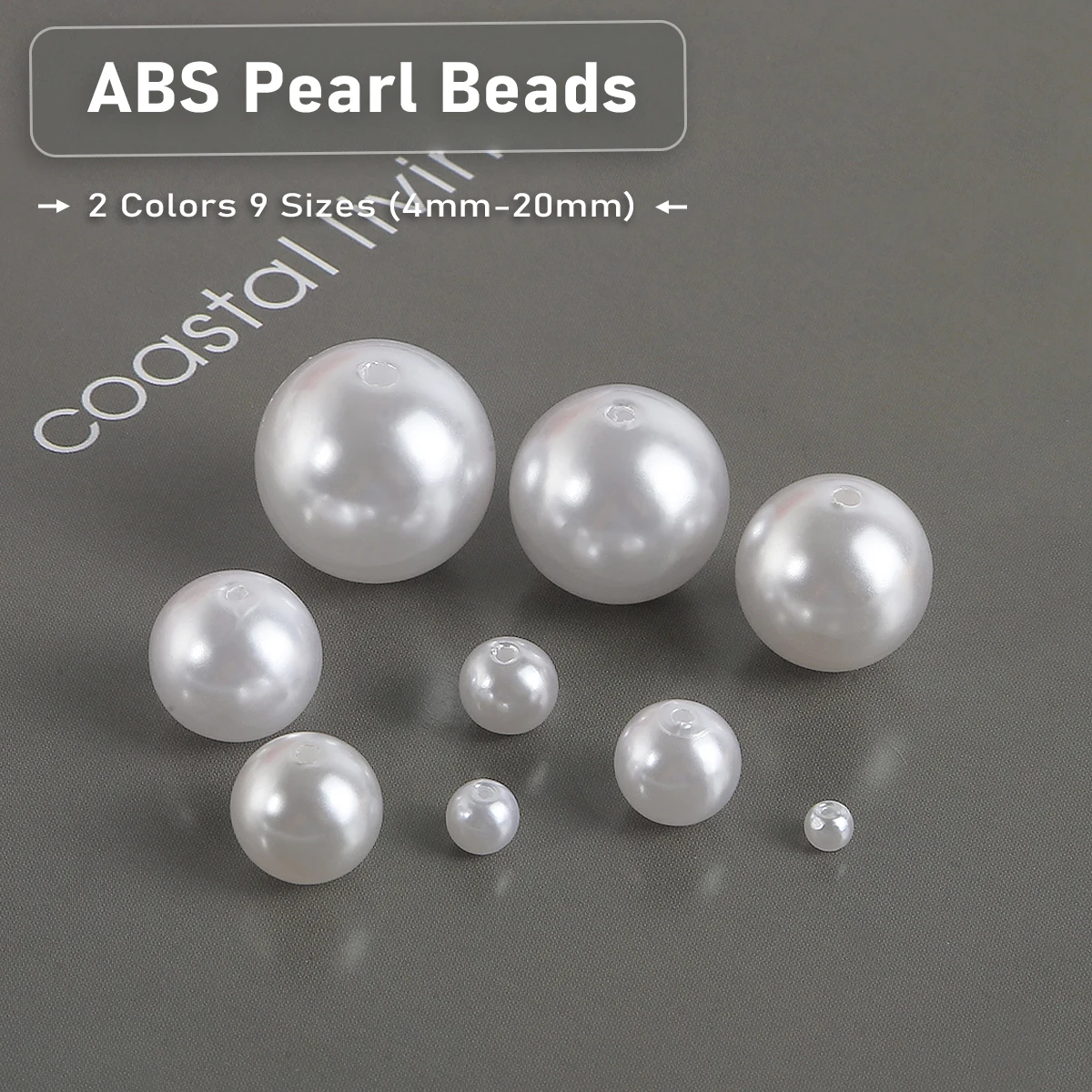 4mm(about 1000pcs)-20mm(10pcs)/pack ABS Imitation Pearl Beads - DIY Jewelry Making (Necklace/Bracelet/Earring/Keychain)
4mm(about 1000pcs)-20mm(10pcs)/pack ABS Imitation Pearl Beads - DIY Jewelry Making (Necklace/Bracelet/Earring/Keychain)