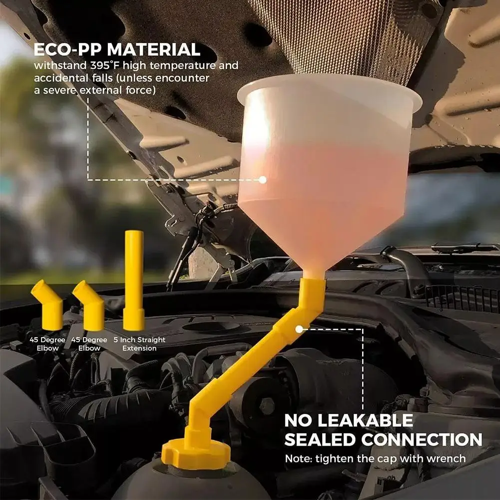 15pcs/set Car Antifreeze Funnel Spill Proof Coolant Funnel Filling Tank Funnel Water Tool Antifreeze Kit Replacement Inject G1S2
15pcs/set Car Antifreeze Funnel Spill Proof Coolant Funnel Filling Tank Funnel Water Tool Antifreeze Kit Replacement Inject G1S2