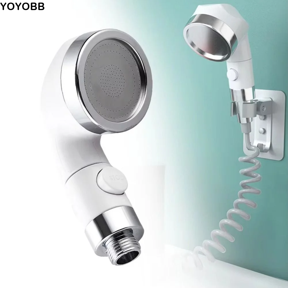 High Pressure Bath Shower Head Water Saving One-click Handheld Shower Sprinkler Household Practical Shampoo Adapter Shower Head
High Pressure Bath Shower Head Water Saving One-click Handheld Shower Sprinkler Household Practical Shampoo Adapter Shower Head