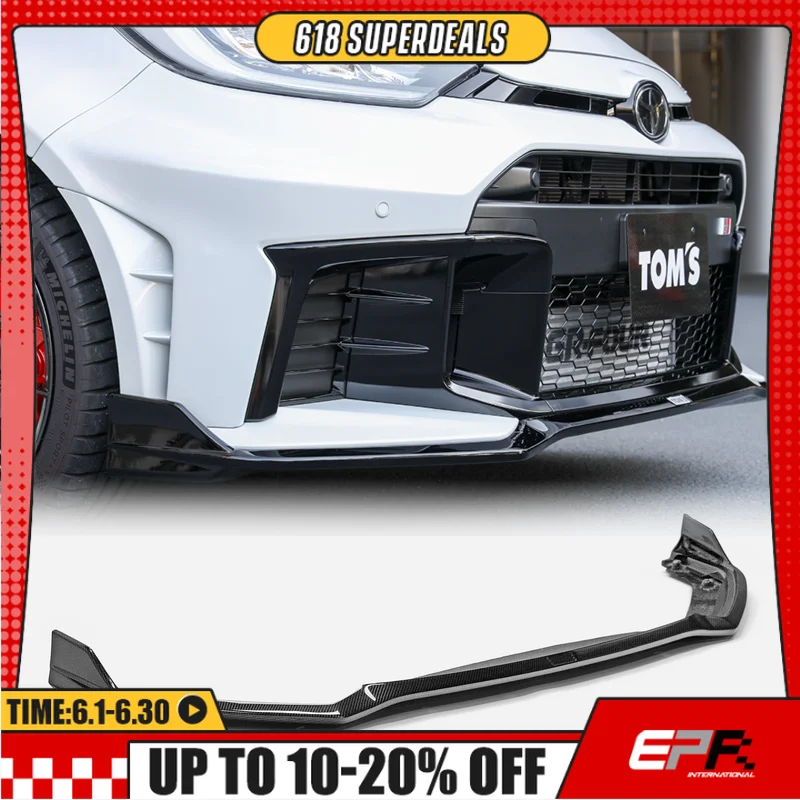 For Toyota GR Yaris GXPA16 Gen 2 Facelift TMS Type Front Lip (Kouki model)
For Toyota GR Yaris GXPA16 Gen 2 Facelift TMS Type Front Lip (Kouki model)