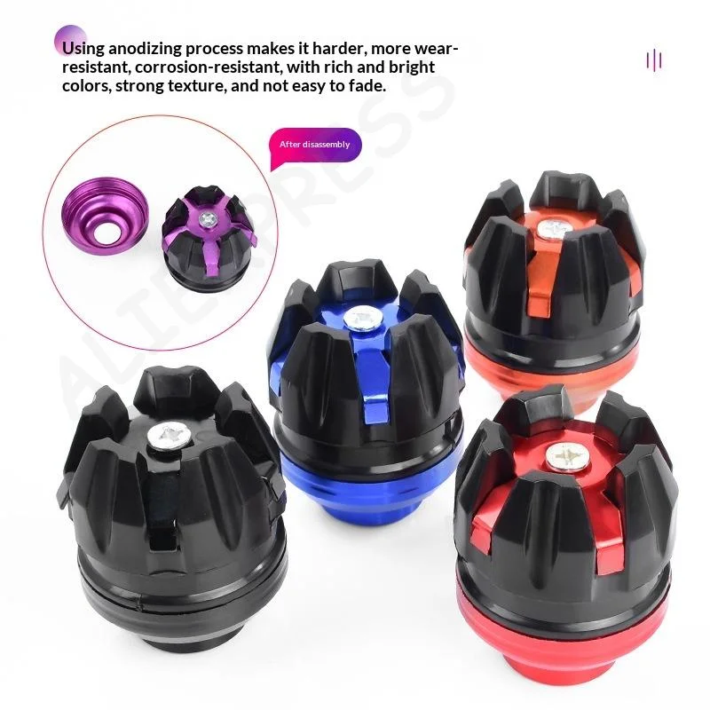 Universal Aluminum Alloy Front Suspension Protection Cup Frame Slider Falling Protector Modified For Motorbike Anti-Fall Bumpers
Universal Aluminum Alloy Front Suspension Protection Cup Frame Slider Falling Protector Modified For Motorbike Anti-Fall Bumpers