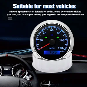 85 мм водонепроницаемый цифровой GPS-спидометр, 7 цветов, подсветка, 0-200 миль в час, с указателем поворота, дальний одометр 9-32 В для автомобиля, лодки
85 мм водонепроницаемый цифровой GPS-спидометр, 7 цветов, подсветка, 0-200 миль в час, с указателем поворота, дальний одометр 9-32 В для автомобиля, лодки