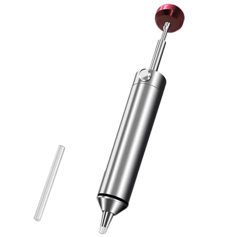 Aluminum Metal Professional Desoldering Pump Solder Sucker Solder Removal Tool Vacuum Suction with Silicone Nozzle
Aluminum Metal Professional Desoldering Pump Solder Sucker Solder Removal Tool Vacuum Suction with Silicone Nozzle