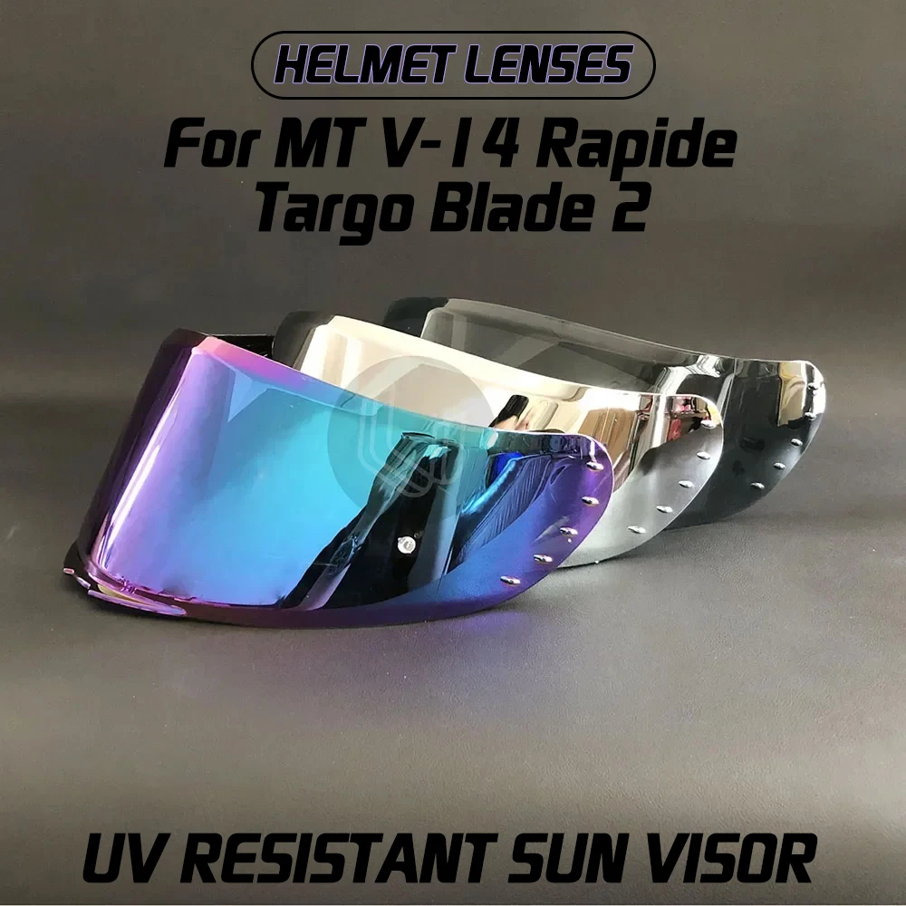 Motorcycle helmet UV resistant PC lens v14 model transparent smoke dark alternative sun visor For MT V-14 Rapide Targo Blade 2
Motorcycle helmet UV resistant PC lens v14 model transparent smoke dark alternative sun visor For MT V-14 Rapide Targo Blade 2