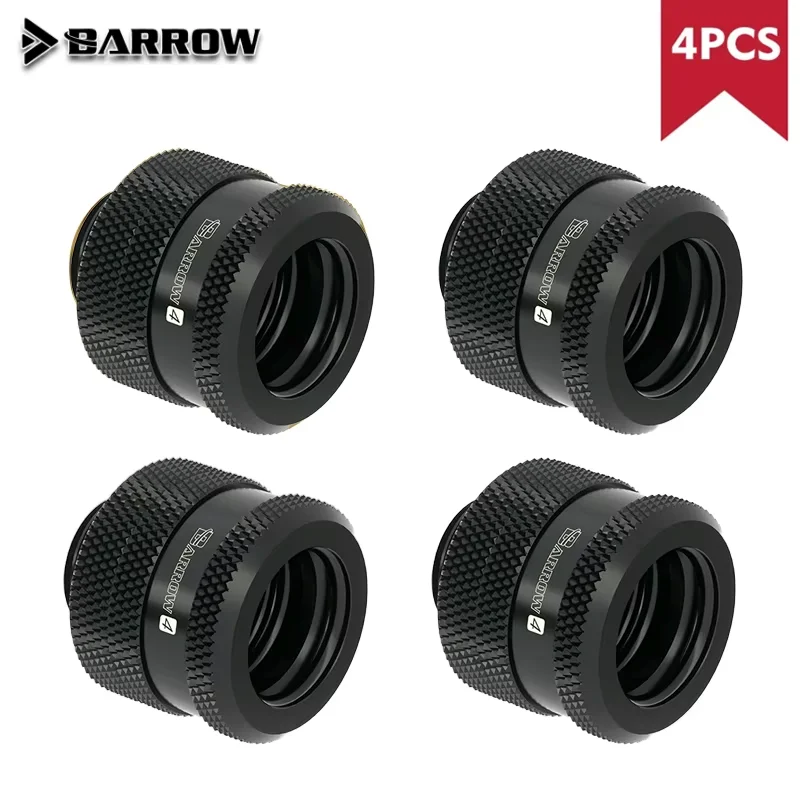 BARROW 4pcs G1/4" Hard Tube Fitting Water Cooling Adapter Suitable For OD12mm / OD14mm / OD16mm Rigid Pipe
BARROW 4pcs G1/4" Hard Tube Fitting Water Cooling Adapter Suitable For OD12mm / OD14mm / OD16mm Rigid Pipe