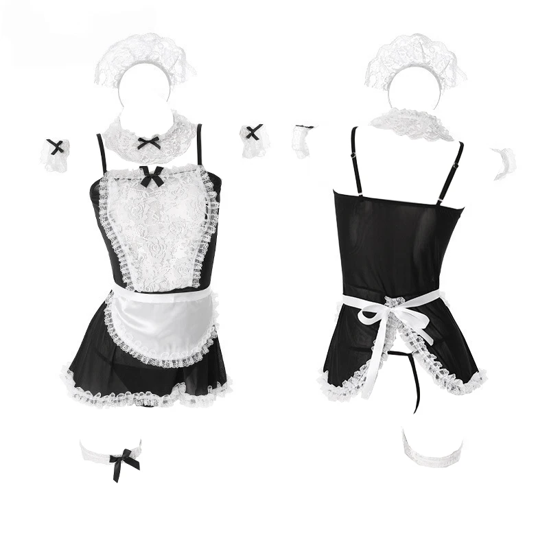 Crotchless French Apron Maid Outfit Panty Set Role Play Lolita Uniform Sexy Clothing Lingerie Set
Crotchless French Apron Maid Outfit Panty Set Role Play Lolita Uniform Sexy Clothing Lingerie Set