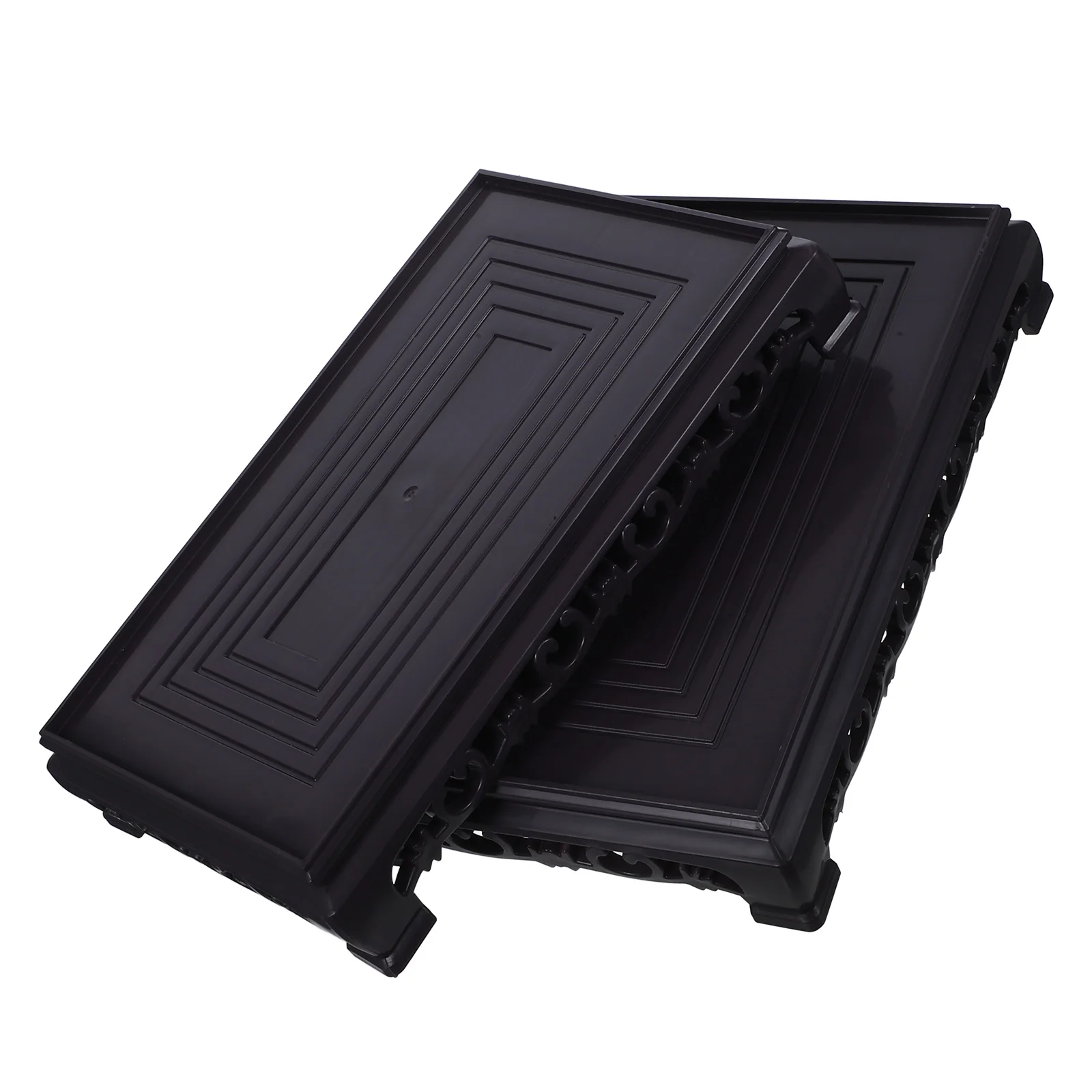 2 Pcs Rectangular Base Indoor Plant Pots Flower Holder Planter Riser Tray Flowerpot Stand Plastic Display Support Plants
2 Pcs Rectangular Base Indoor Plant Pots Flower Holder Planter Riser Tray Flowerpot Stand Plastic Display Support Plants