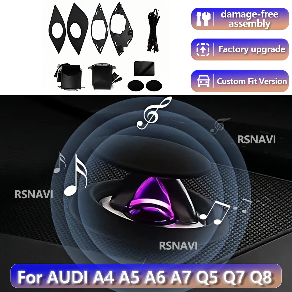 RGB color streamer For Audi A4 A5 A6 A7 A8 Q5 Q7 Q8 C7 C8 B9 2016-2025 32 Colours Lifting Tweeter Speaker Car Instrument Panel
RGB color streamer For Audi A4 A5 A6 A7 A8 Q5 Q7 Q8 C7 C8 B9 2016-2025 32 Colours Lifting Tweeter Speaker Car Instrument Panel