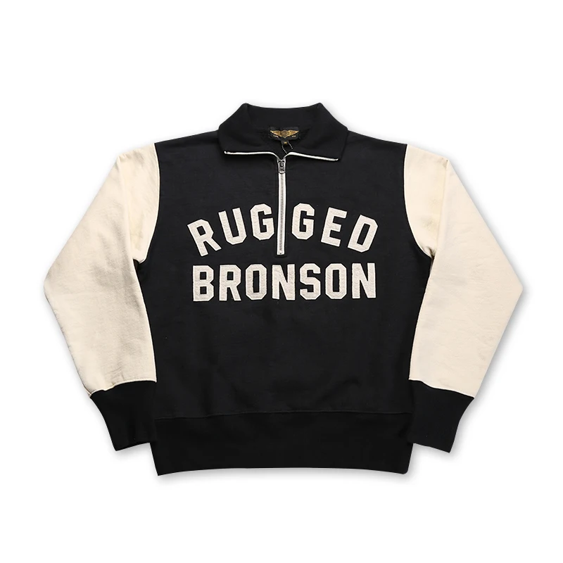 Rugged Bronson Heavyweight Vintage Motorcycle Racing Jersey 1/2 Zip Biker Sweatshirt
Rugged Bronson Heavyweight Vintage Motorcycle Racing Jersey 1/2 Zip Biker Sweatshirt
