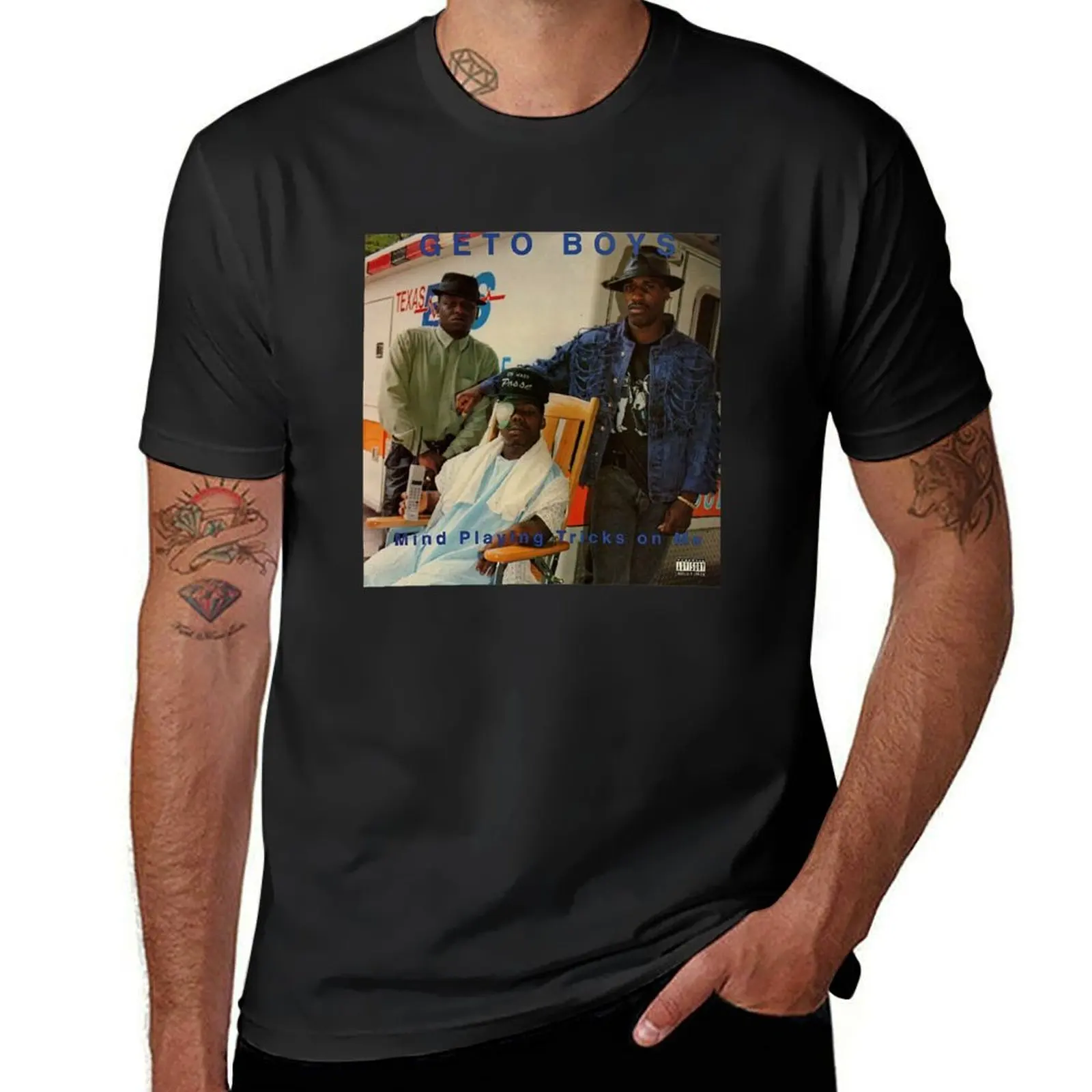 Geto Boys - Mind Playing Tricks On Me T-Shirt summer top korean fashion funny t shirts for men
Geto Boys - Mind Playing Tricks On Me T-Shirt summer top korean fashion funny t shirts for men