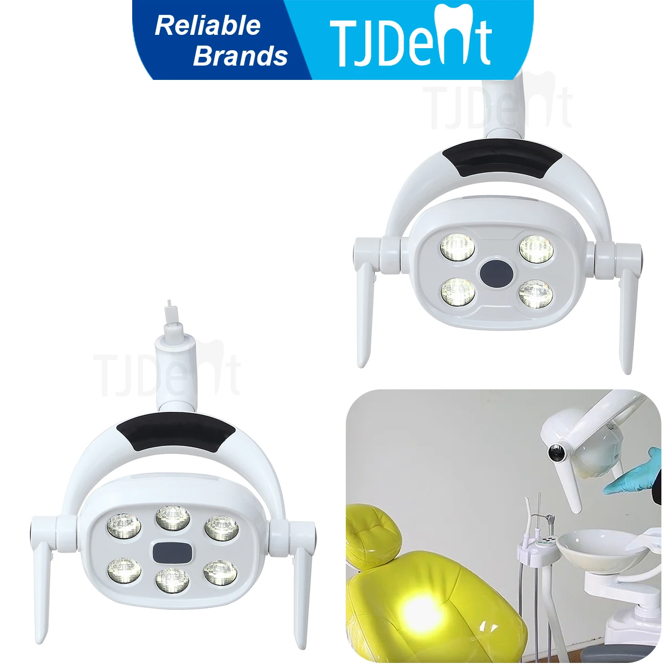 TJDent Dental Oral Lamp Cold Lamp LED Light with Sensing Function Dentist Chair Unit Surgical Lighting Dentistry Equipment
TJDent Dental Oral Lamp Cold Lamp LED Light with Sensing Function Dentist Chair Unit Surgical Lighting Dentistry Equipment