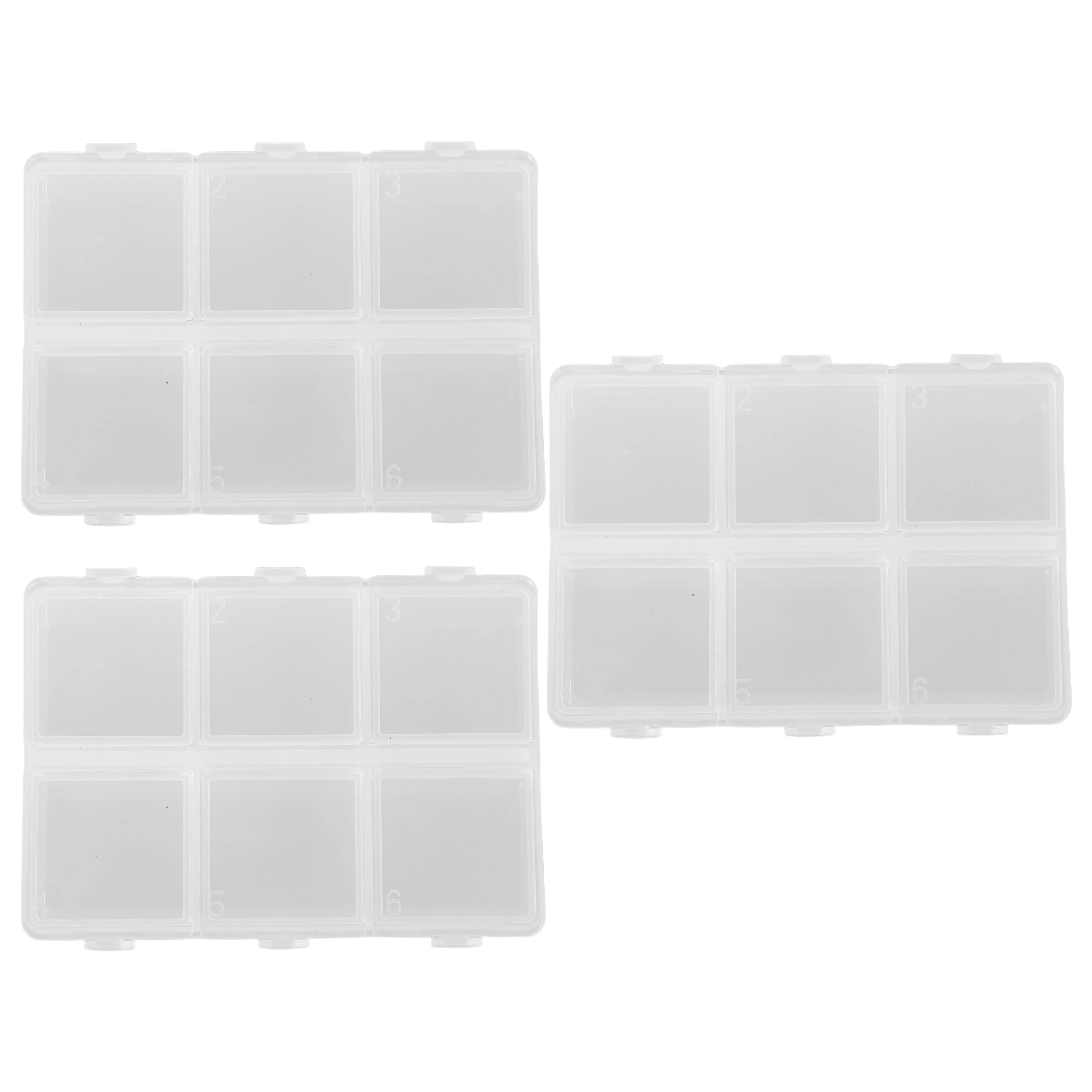 Набор из 3 прозрачных пластиковых съемных коробок для хранения украшений для ногтей, пылезащитный настольный органайзер для принадлежностей для маникюра, серег и косметики
Набор из 3 прозрачных пластиковых съемных коробок для хранения украшений для ногтей, пылезащитный настольный органайзер для принадлежностей для маникюра, серег и косметики