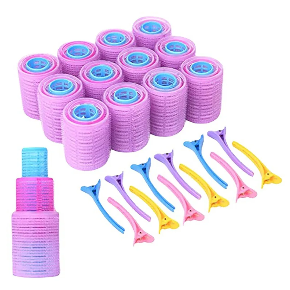 Easy to Use Self Grip Hair Roller Set Plastic Resin Professional Hair Curlers Roller Durable No Heat Styling Tool Home Use
Easy to Use Self Grip Hair Roller Set Plastic Resin Professional Hair Curlers Roller Durable No Heat Styling Tool Home Use