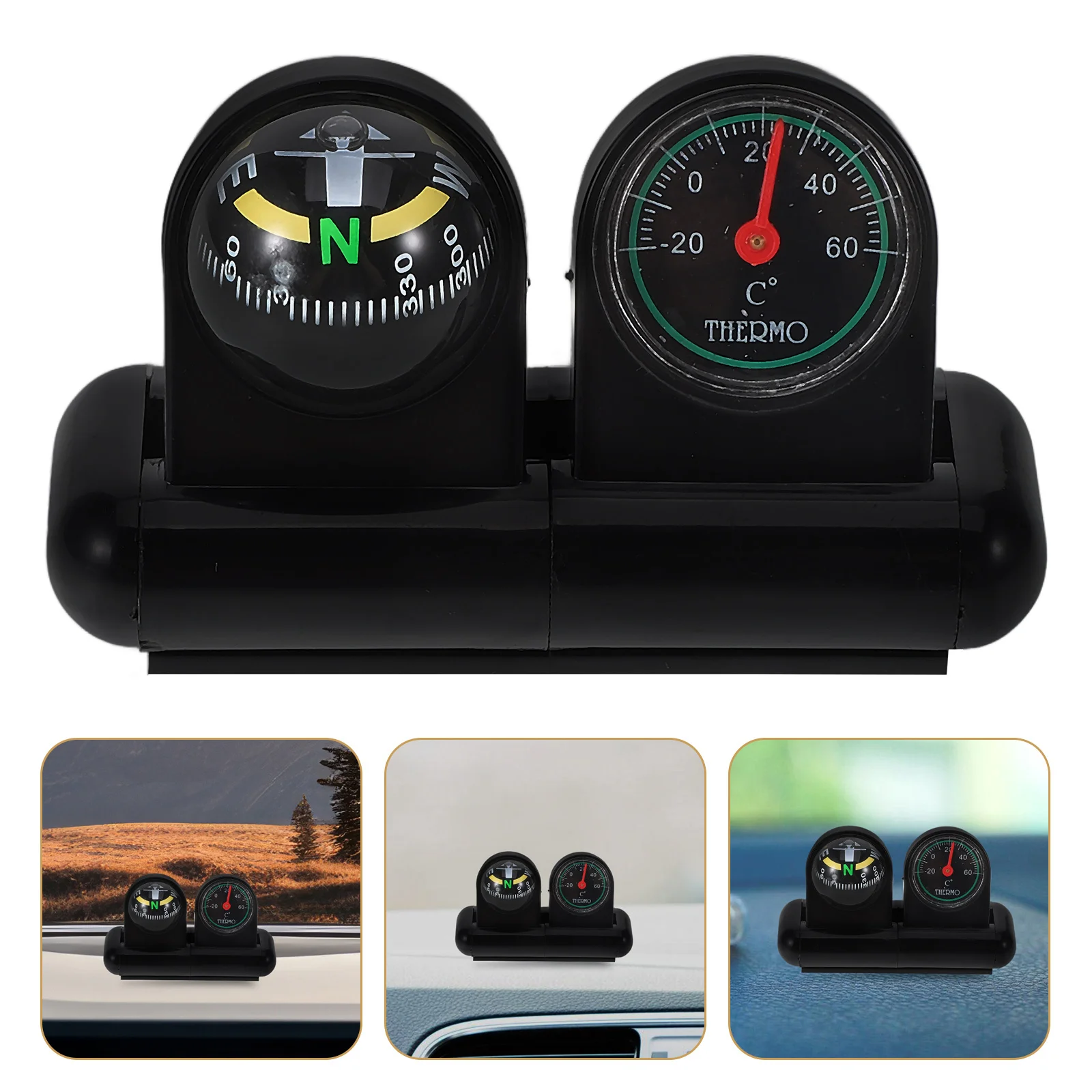 Car Compass Thermometer Ball Multi-Functional Dashboard Mount Navigation Navigation Direction Automotive Accessory
Car Compass Thermometer Ball Multi-Functional Dashboard Mount Navigation Navigation Direction Automotive Accessory