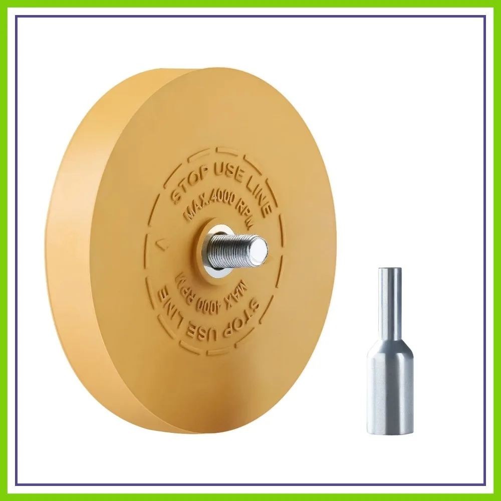 Eraser Wheel Decal Remover Tool with Pad & Adapter for Car Graphics Removal - 1 Pack
Eraser Wheel Decal Remover Tool with Pad & Adapter for Car Graphics Removal - 1 Pack