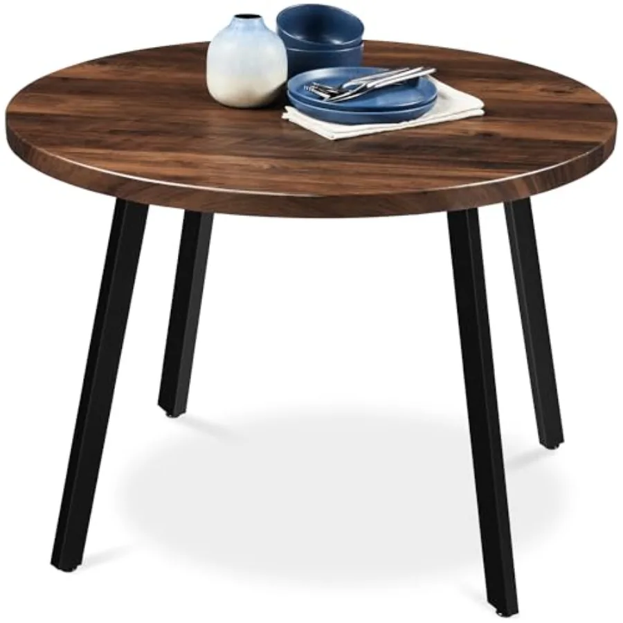 Round Dining Table 35.5", Mid-Century Modern Kitchen Table for 2-4 People, Small Space Apartment Dinette, Wood Top W/Steel Legs
Round Dining Table 35.5", Mid-Century Modern Kitchen Table for 2-4 People, Small Space Apartment Dinette, Wood Top W/Steel Legs