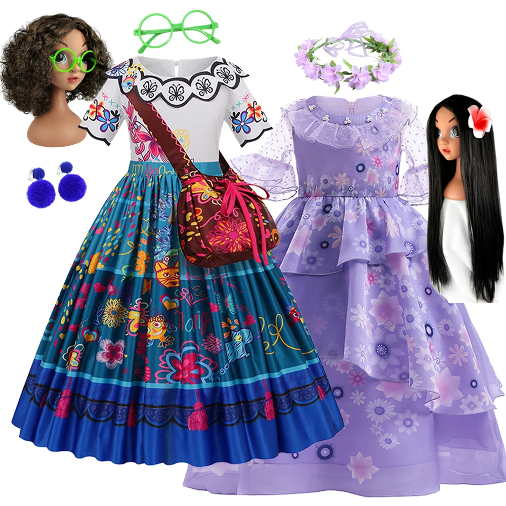 Girls Princess Isabela Costume Vestidos Halloween Birthday Party Clothes Kids Mirabel Fantasy Cosplay Dress
Girls Princess Isabela Costume Vestidos Halloween Birthday Party Clothes Kids Mirabel Fantasy Cosplay Dress