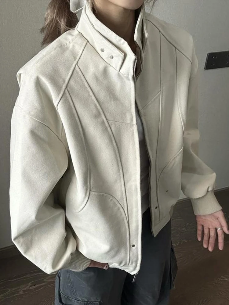 American Sle Deconstructed ort Baseball Jaet Men's Heavyweight Vintage Harrington Coat Stand Collar Loose Fit Long Sve
American Sle Deconstructed ort Baseball Jaet Men's Heavyweight Vintage Harrington Coat Stand Collar Loose Fit Long Sve