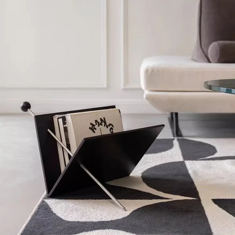 Vintage V-Shaped Magazine Rack Stainless Steel & Wood Book Holder Modern Bauhaus End Table for Living Room Decorative Rack
Vintage V-Shaped Magazine Rack Stainless Steel & Wood Book Holder Modern Bauhaus End Table for Living Room Decorative Rack