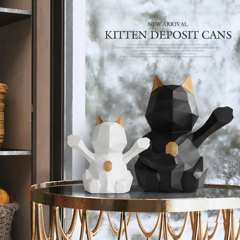 Смола Геометрический Граф Lucky Cat Копилка Подарочная Копилка Для Детей Современный Стиль Домашний Декор Коробка Для Экономии Грошей Монета Маленький Сейф
Смола Геометрический Граф Lucky Cat Копилка Подарочная Копилка Для Детей Современный Стиль Домашний Декор Коробка Для Экономии Грошей Монета Маленький Сейф