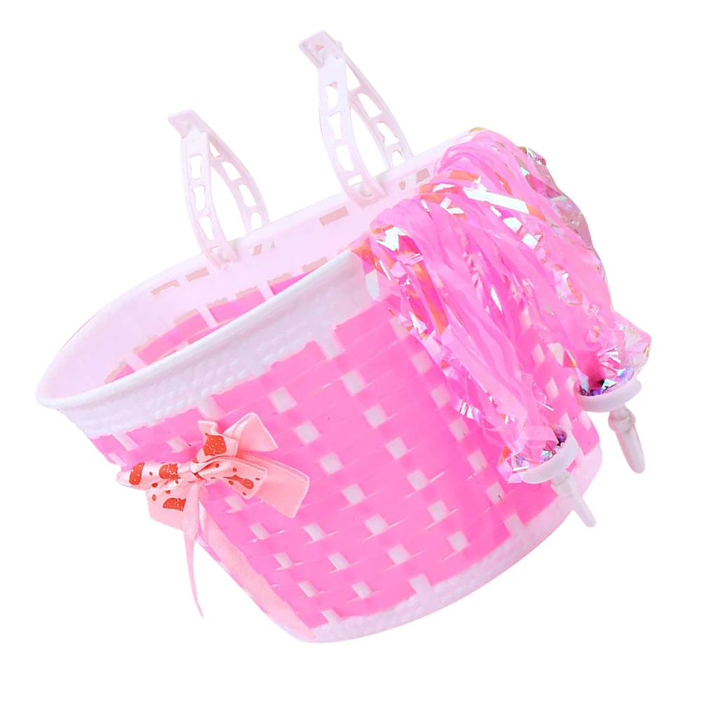 1 set Bicycle Basket Decor Kit Ribbon Tassels Pink Woven Basket Kids Bike Scooter Accessories Streamers Holiday Gifts 
1 set Bicycle Basket Decor Kit Ribbon Tassels Pink Woven Basket Kids Bike Scooter Accessories Streamers Holiday Gifts