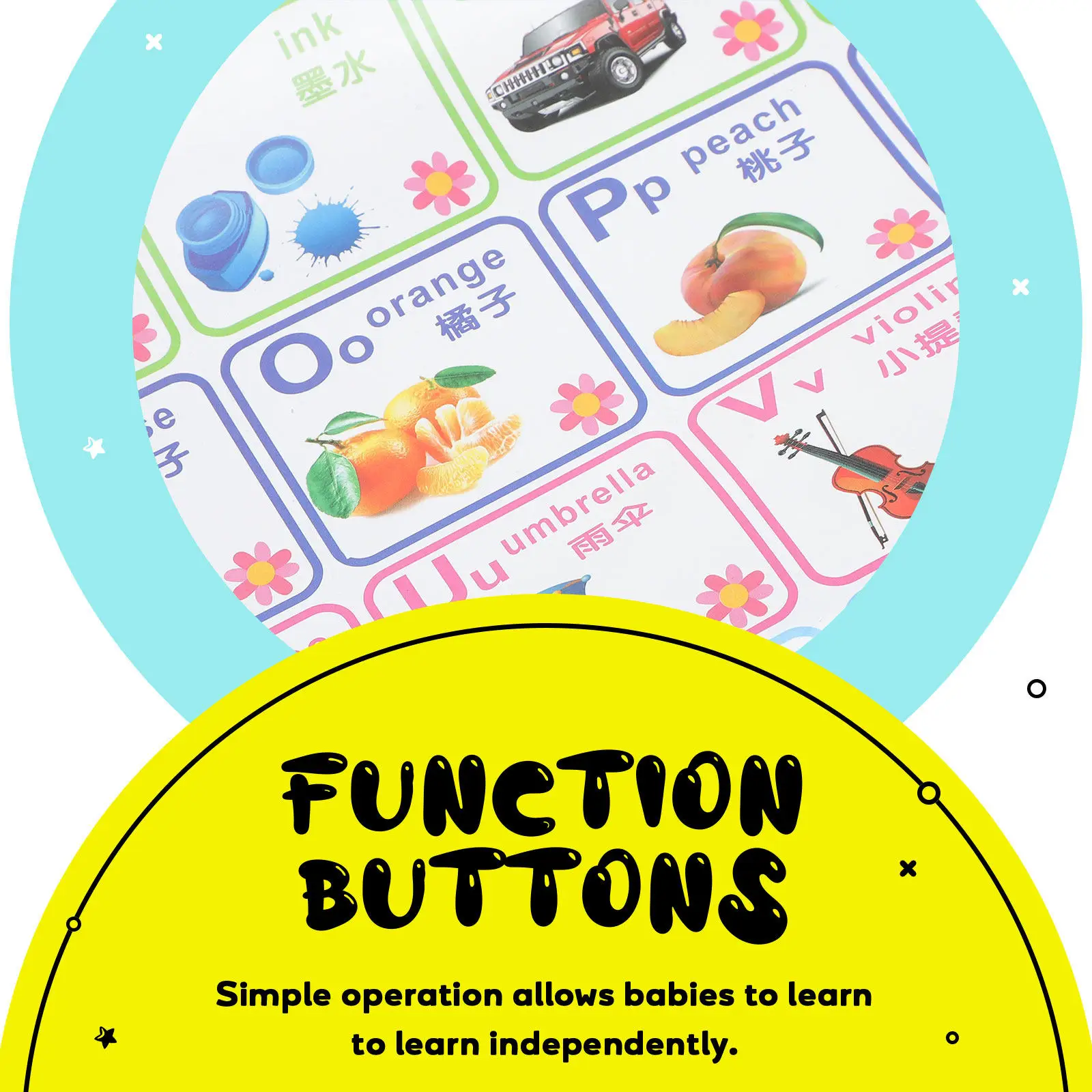 1 шт. интерактивный двуязычный обучающий плакат с английским алфавитом для детей и малышей, обучающий методом тактильного восприятия и аудиообучения
1 шт. интерактивный двуязычный обучающий плакат с английским алфавитом для детей и малышей, обучающий методом тактильного восприятия и аудиообучения