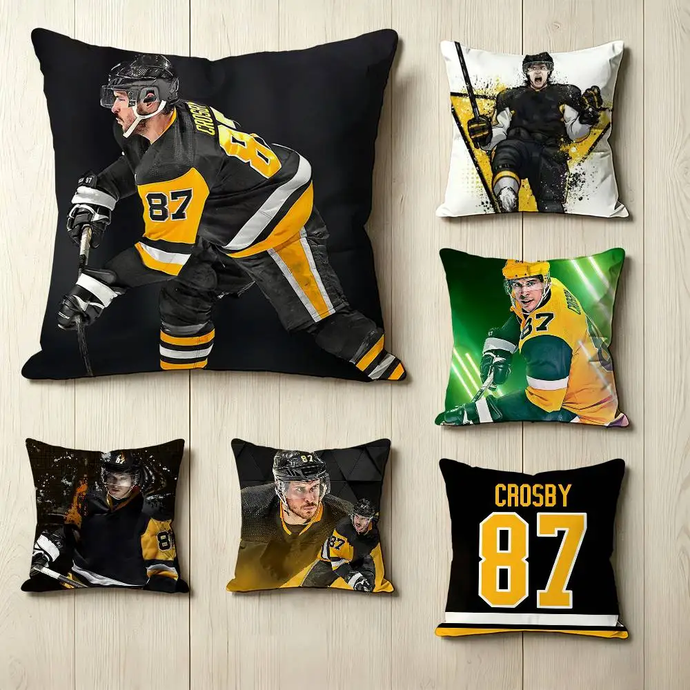 Hockey player S-Sidney Crosby Square Double-Sided printed Pillow Case Bedroom Bedside Pillow Sofa Cushion Cover
Hockey player S-Sidney Crosby Square Double-Sided printed Pillow Case Bedroom Bedside Pillow Sofa Cushion Cover