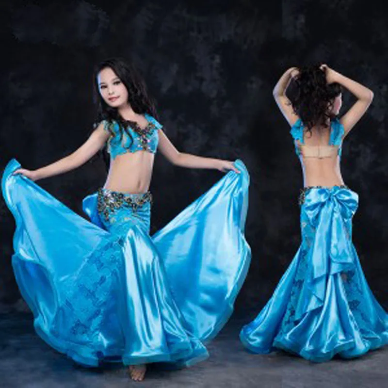 New Arrival Belly Dance Children indian Costumes Set dress 2pcs(Tops+Skirt) Sexy Luxury kids Bollywood Dancing Dresses for Girls
New Arrival Belly Dance Children indian Costumes Set dress 2pcs(Tops+Skirt) Sexy Luxury kids Bollywood Dancing Dresses for Girls