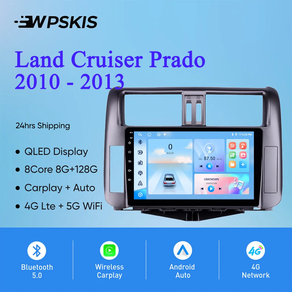 Android 14 8G+128G Autoradio Stereo Music Audio Video Player For Toyota Prado 150 2010 2011 2012 2013 Auto GPS Navi Head Unit
Android 14 8G+128G Autoradio Stereo Music Audio Video Player For Toyota Prado 150 2010 2011 2012 2013 Auto GPS Navi Head Unit