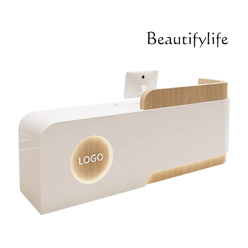 Beauty salon curved paint company front desk Nordic log color simple checkout page
Beauty salon curved paint company front desk Nordic log color simple checkout page