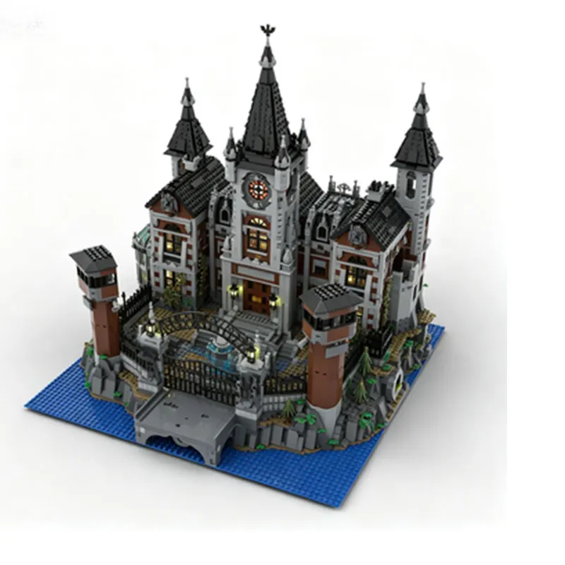 Creative architectural asylum/adult mental hospital small particle building block high-difficulty assembly model toy 6755pcs
Creative architectural asylum/adult mental hospital small particle building block high-difficulty assembly model toy 6755pcs