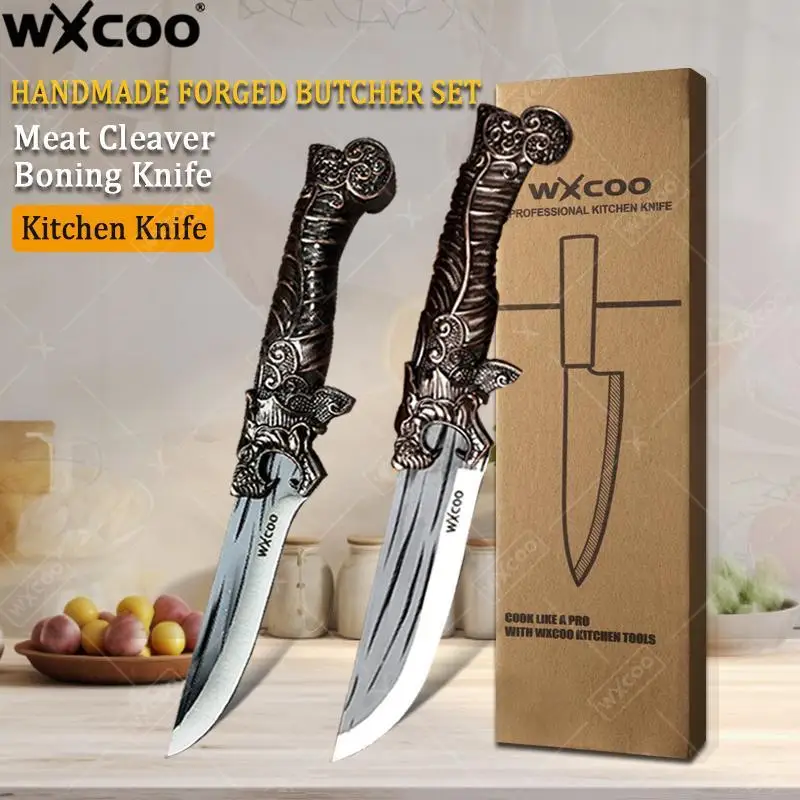 Professional Kitchen Boning Knife Household Fruit Peeling Vegetable Utility Knife Hand Forged Butcher Knife Kitchen Accessories
Professional Kitchen Boning Knife Household Fruit Peeling Vegetable Utility Knife Hand Forged Butcher Knife Kitchen Accessories