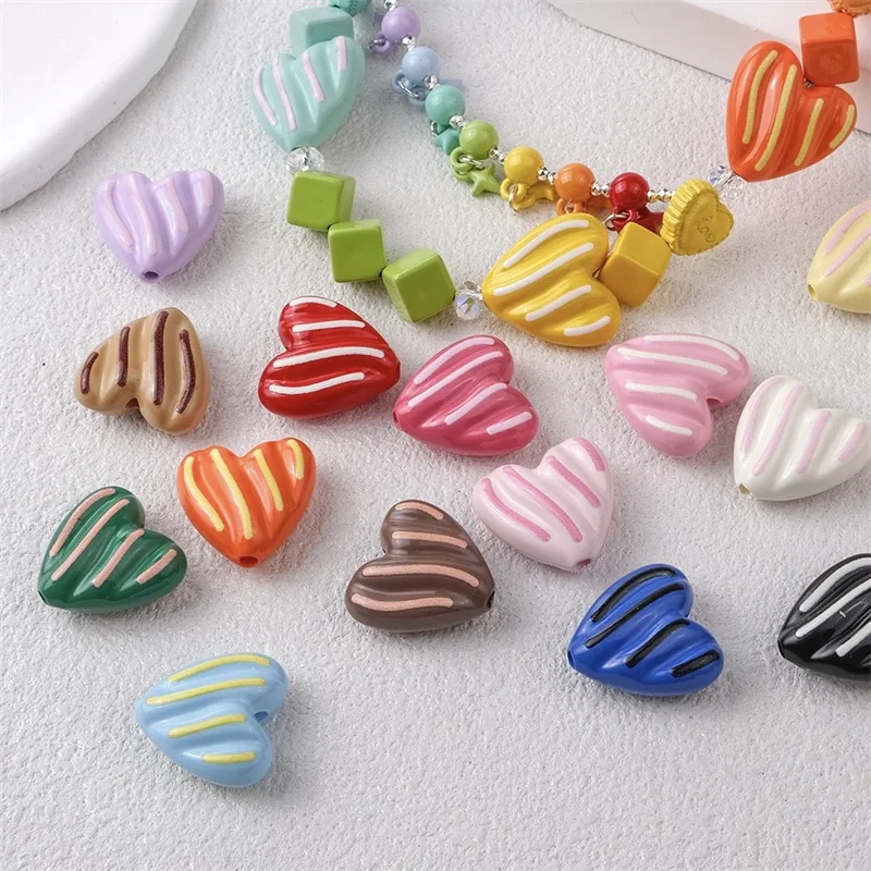 New arrived 50pcs/lot color print cartoon hearts shape acrylic straight hole beads diy jewelry garment pendant accessory
New arrived 50pcs/lot color print cartoon hearts shape acrylic straight hole beads diy jewelry garment pendant accessory