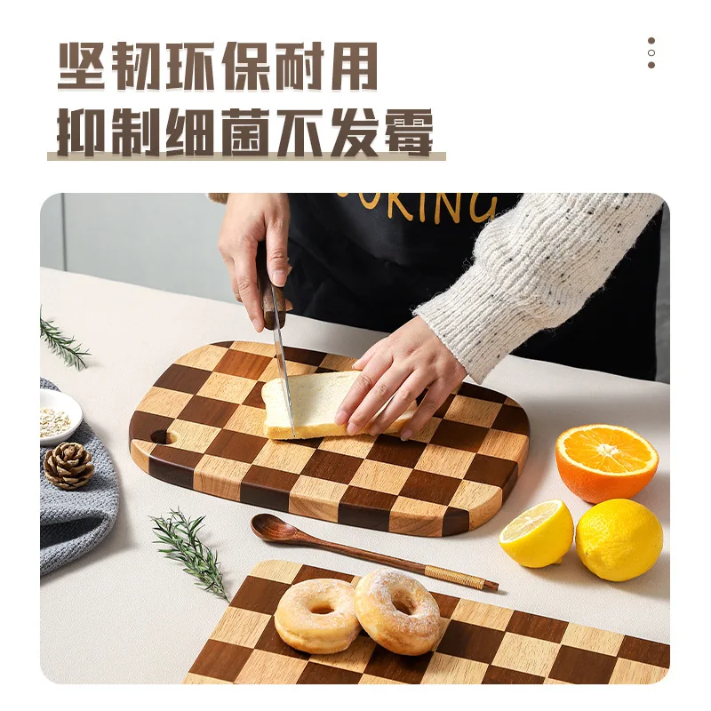 Chessboard solid wood cutting board rubber wood cutting board rectangular chopping board splicing double-sided thickened househo
Chessboard solid wood cutting board rubber wood cutting board rectangular chopping board splicing double-sided thickened househo