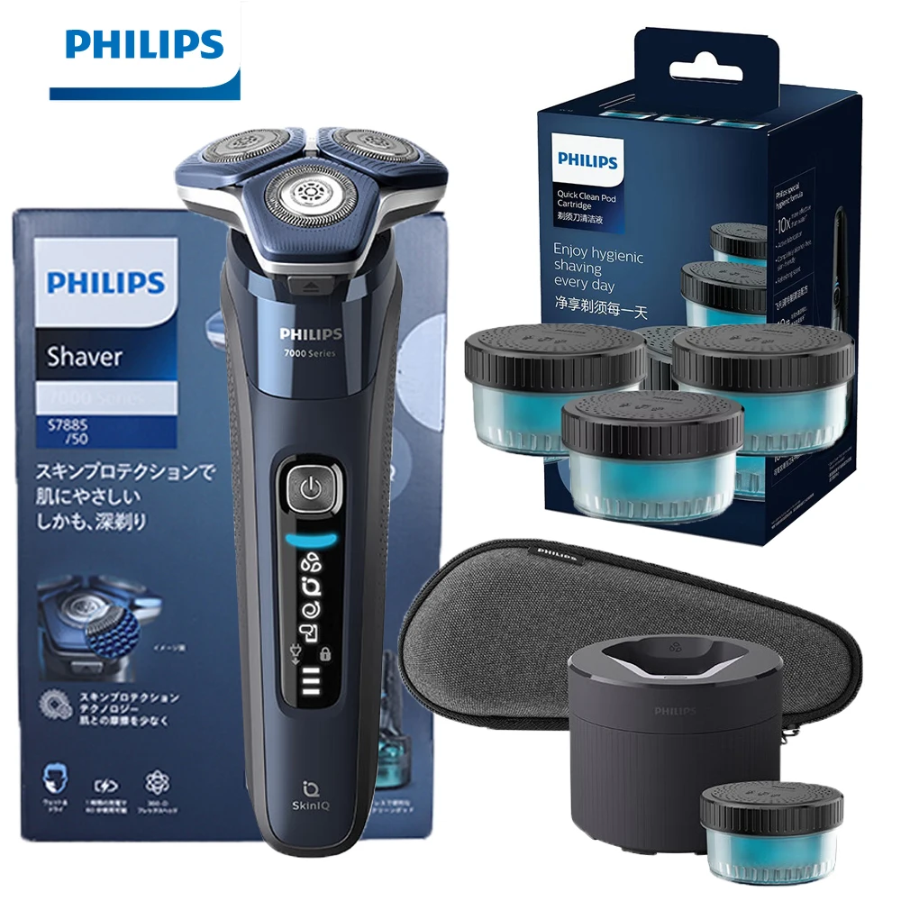 Philips S7885/50 Electric Shaver Body Hair Cutting Shaving Machine for Men Women Clipper Rotary Beard Trimmer Ixp7 Waterproof
Philips S7885/50 Electric Shaver Body Hair Cutting Shaving Machine for Men Women Clipper Rotary Beard Trimmer Ixp7 Waterproof