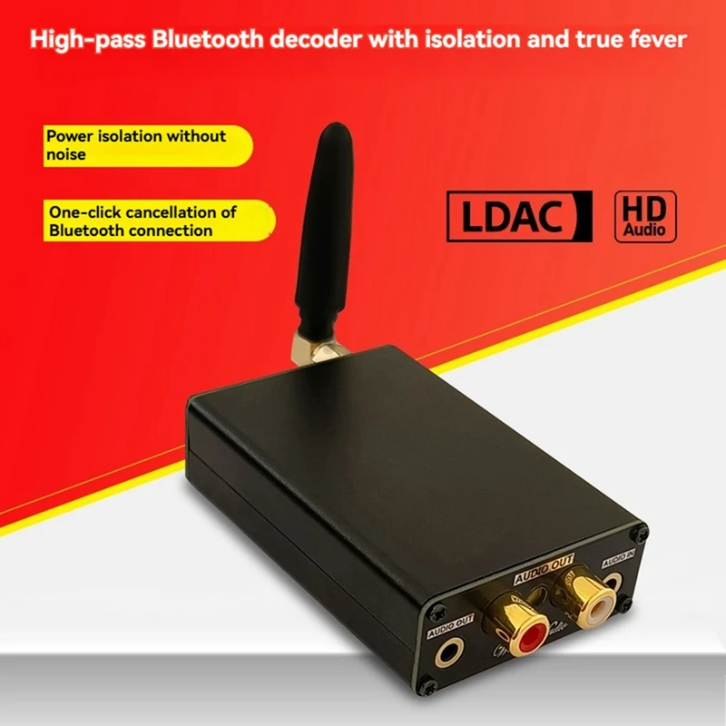 Bluetooth Decoder Isolated Fever-Grade Lossless Decoder Receiver Front-End Board APTX+LDAC
Bluetooth Decoder Isolated Fever-Grade Lossless Decoder Receiver Front-End Board APTX+LDAC