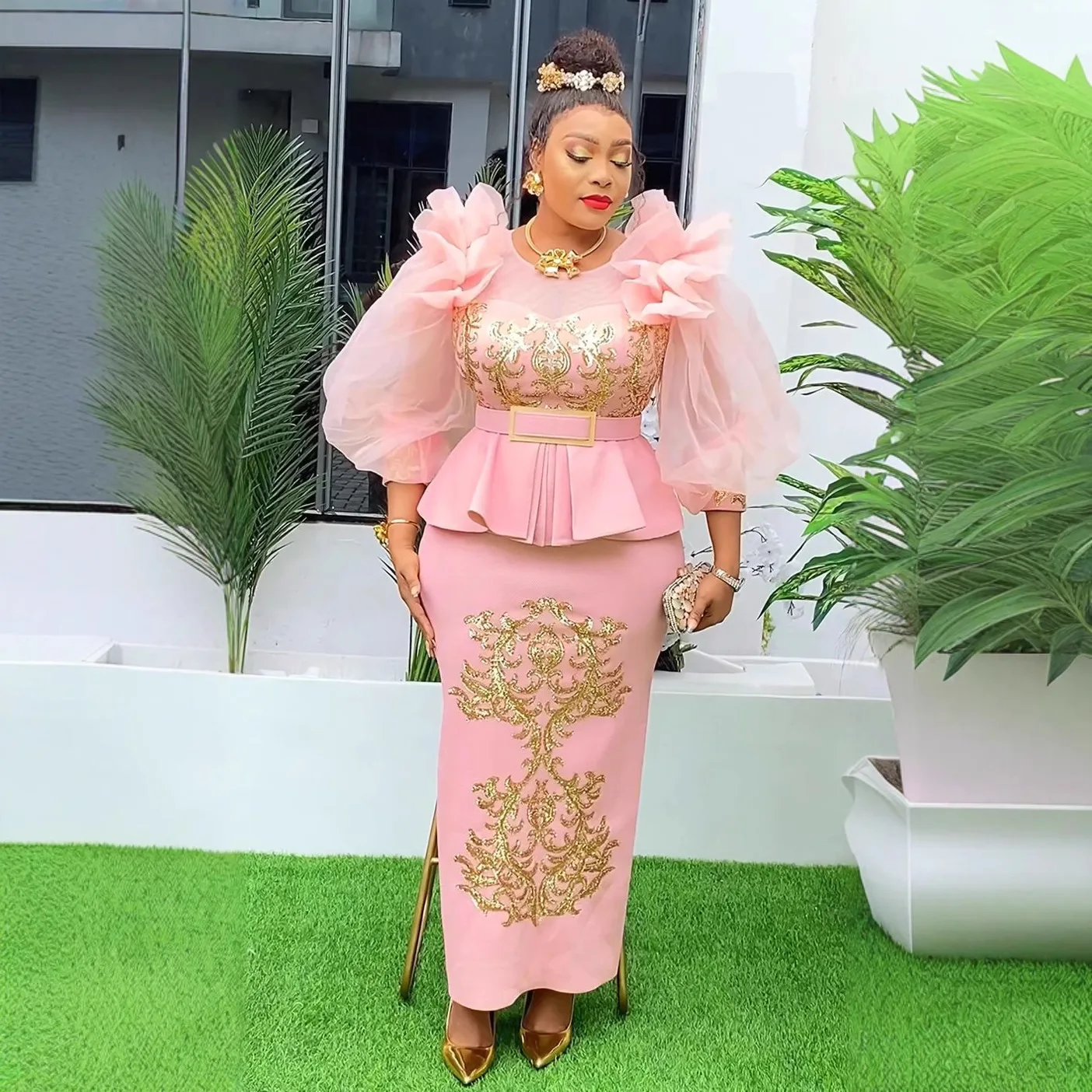 Plus Size African Evening Dresses for Women Luxury Sequin Gown Elegant Wedding Party Long Dress Ankara Dashiki Africa Clothing
Plus Size African Evening Dresses for Women Luxury Sequin Gown Elegant Wedding Party Long Dress Ankara Dashiki Africa Clothing