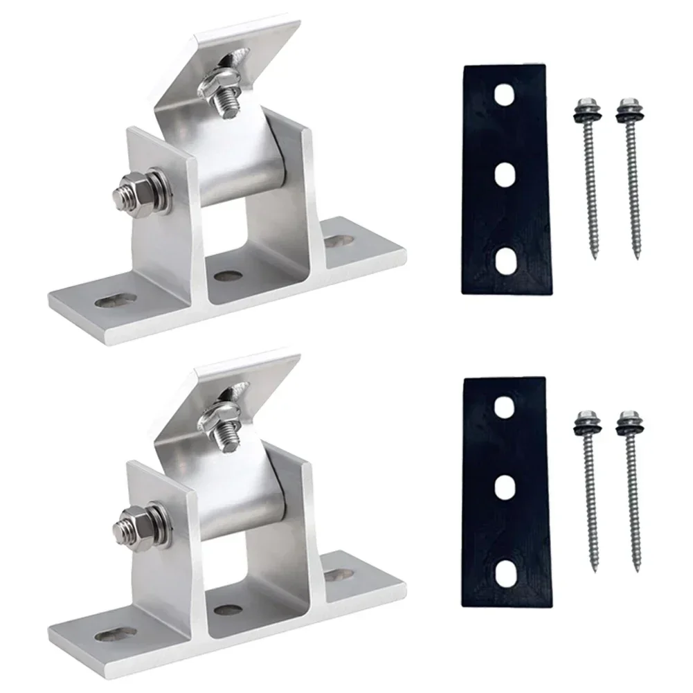 Solar Panel Foot Mount Tilt Angle Kit Photovoltaic Bracket Silver Adjustable Aluminum Alloy Flexible Brand New
Solar Panel Foot Mount Tilt Angle Kit Photovoltaic Bracket Silver Adjustable Aluminum Alloy Flexible Brand New