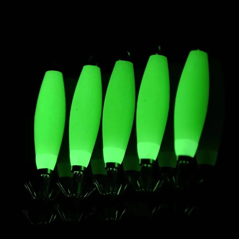 Набор светящихся крючков для ловли кальмаров из нержавеющей стали, 10 шт., светящиеся приманки для морской рыбалки, наживка для осьминогов и каракатиц для ночной океанической ловли
Набор светящихся крючков для ловли кальмаров из нержавеющей стали, 10 шт., светящиеся приманки для морской рыбалки, наживка для осьминогов и каракатиц для ночной океанической ловли