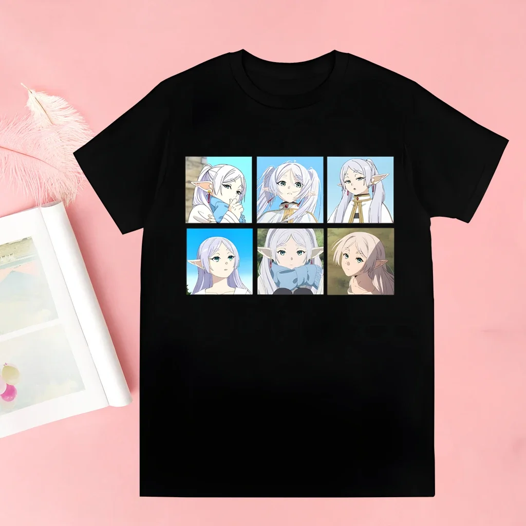 Frieren Cartoon Printed Women T-shirt Beyond Journey's End Graphic Short Sleeve T Shirt Harajuku Japanese Anime Clothing Tops
Frieren Cartoon Printed Women T-shirt Beyond Journey's End Graphic Short Sleeve T Shirt Harajuku Japanese Anime Clothing Tops