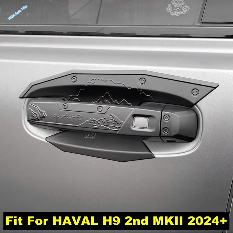 Carbon Fiber / Matte Black Car Outer Door Handle Bowl Frame Decoration Accessories Cover Trim For HAVAL H9 2nd MKII 2024 2025
Carbon Fiber / Matte Black Car Outer Door Handle Bowl Frame Decoration Accessories Cover Trim For HAVAL H9 2nd MKII 2024 2025