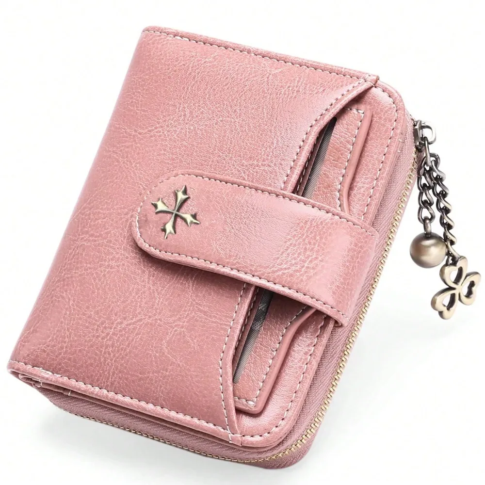 Small Women Wallet RFID Blocking Bifold Zipper Pocket Wallet Ladies Mini Purse
Small Women Wallet RFID Blocking Bifold Zipper Pocket Wallet Ladies Mini Purse
